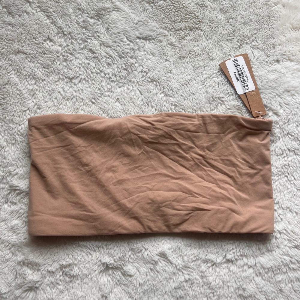 SKIMS Women's Fits Everybody Bandeau Bra Clay BR-BND-2026 Size Small NWT